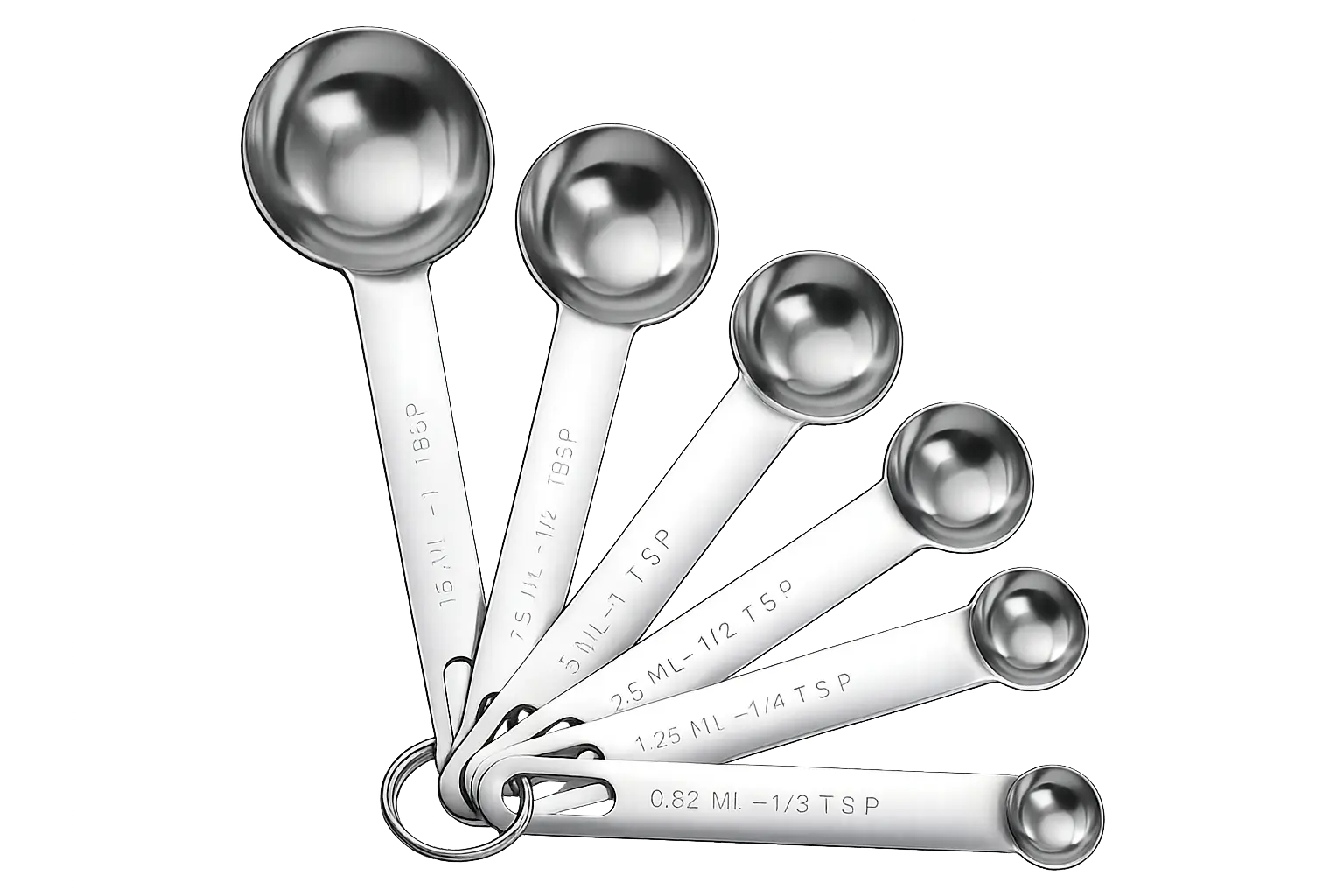 Messlöffel Set Edelstahl