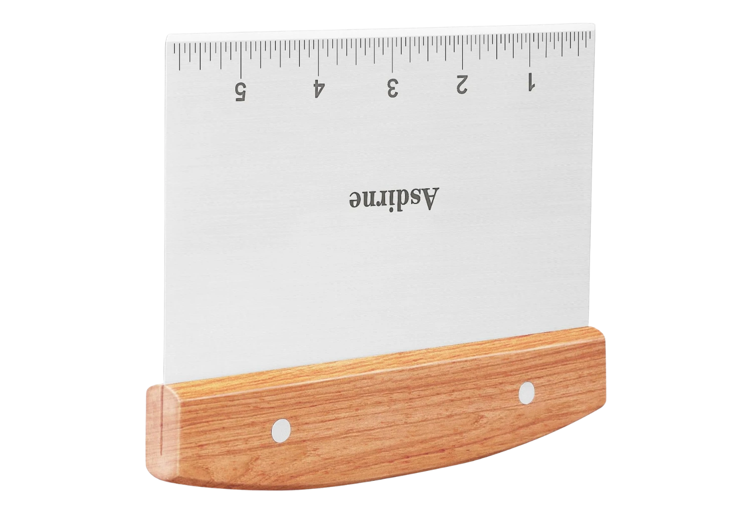 eigschaber Edelstahl mit Holzgriff
