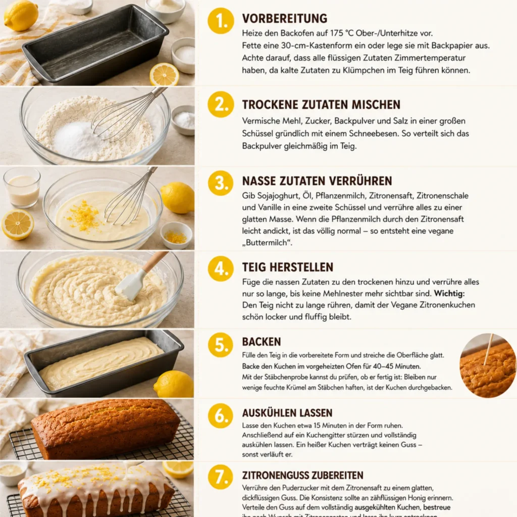 Veganer Zitronenkuchen