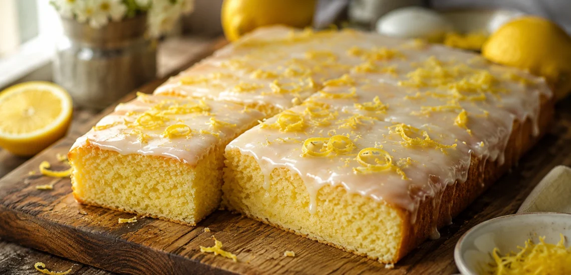 Zitronenkuchen Blech – saftig, frisch und einfach unwiderstehlich. Mit selbst gepresstem Zitronensaft und feinem Zitronenabrieb gebacken – ein Klassiker für jeden Anlass