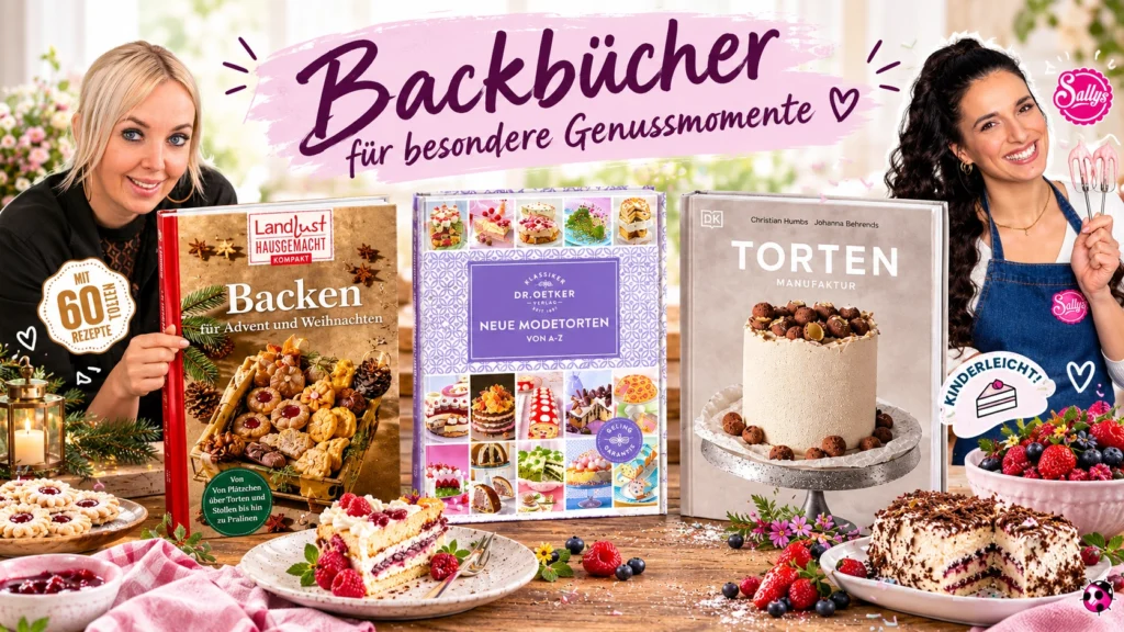Bekannte Blogger und Marken: Deutsche Backbücher mit beliebten Torten- und Backrezepten